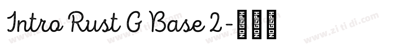Intro Rust G Base 2字体转换